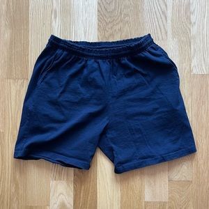Los Angeles Apparel - Mid-Length Heavy Jersey SweatShorts
Navy / Medium